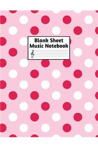 Blank Sheet Music Notebook