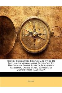 Epicuri Fragmenta Librorum II. Et XI. de Natura