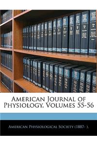 American Journal of Physiology, Volumes 55-56