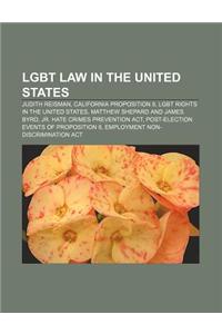 Lgbt Law in the United States