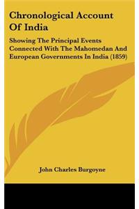 Chronological Account of India