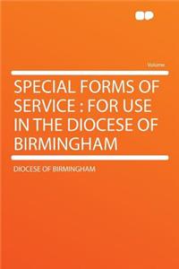 Special Forms of Service