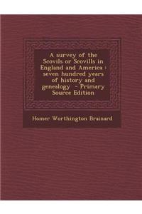 A Survey of the Scovils or Scovills in England and America