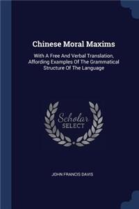 Chinese Moral Maxims