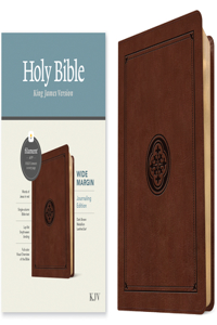 KJV Wide Margin Bible, Filament-Enabled Edition (Leatherlike, Dark Brown Medallion, Red Letter)