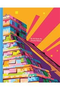 Pop Art Chichen Itza Dot-Grid Notebook