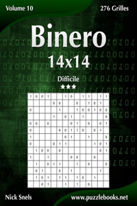 Binero 14x14 - Difficile - Volume 10 - 276 Grilles