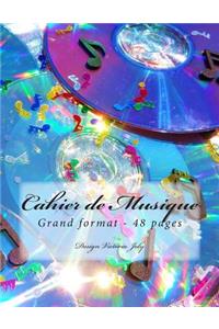 Cahier de Musique Grand format 48 pages