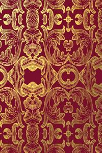 Antique Floral Ornamental Pattern Notebook