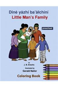 Little Man's Family Coloring Book