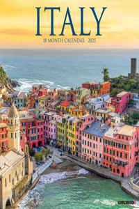 Italy 2025 7 X 7 Mini Wall Calendar