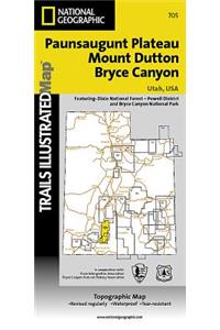 Mount Dutton, Aquarius Plateau Map