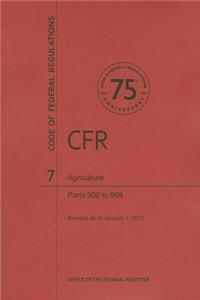 Agriculture, Parts 900 to 999