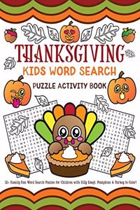 Thanksgiving Kids Word Search