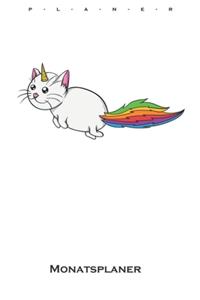 Einhornkatze Monatsplaner
