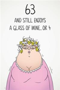 63 And Still Enjoys A Glass Of Wine... Or 4