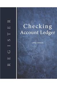 Checking account ledger - Large version