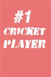 #1 Cricket Player Notebook
