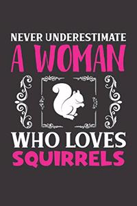 Never Underestimate A Woman Who Loves Squirrels