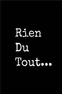 Rien du tout
