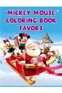 Mickey Mouse Coloring Book Favors