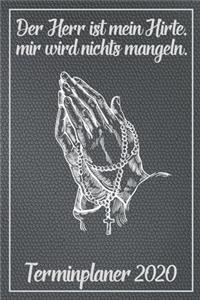 Der Herr ist mein Hirte - Terminplaner 2020