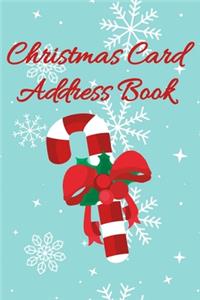Christmas Card Address Book