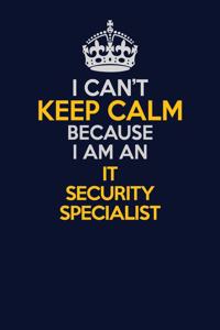 I Can't Keep Calm Because I Am An IT Security Specialist
