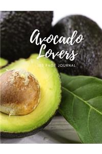 Avocado Lovers 100 page Journal