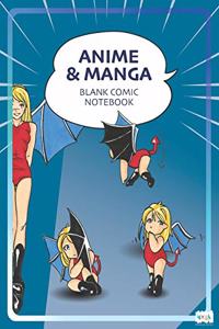 Anime Manga Blank Comic Notebook
