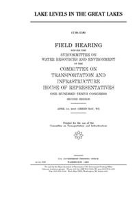 Lake levels in the Great Lakes