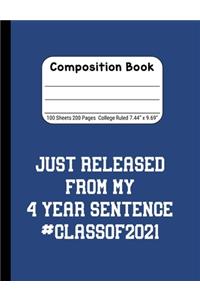 Just Released From My 4 Year Sentence #Classof2021