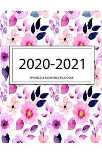 2020 - 2021 Weekly And Monthly Planner