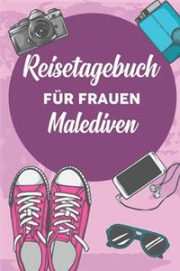 Reisetagebuch für Frauen Malediven: 6x9 Reise Journal I Notizbuch mit Checklisten zum Ausfüllen I Perfektes Geschenk für den Trip nach Malediven für jeden Reisenden