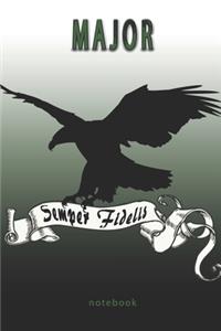 Major - Semper Fidelis - Notebook