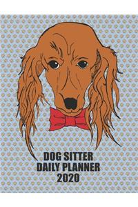 Dog Sitter Daily Planner 2020