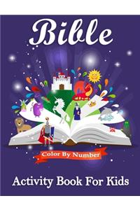 Bible Color By Number Activity Book for Kids