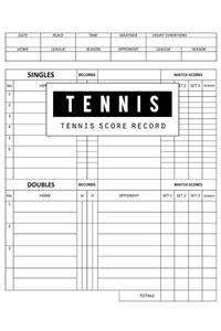 Tennis Score Record