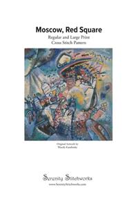 Moscow, Red Square Cross Stitch Pattern - Wassily Kandinsky