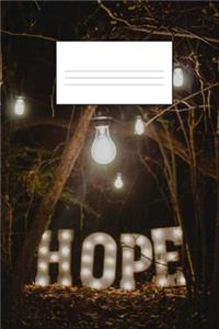 Hope Blank Paper Book - Fill With Hope