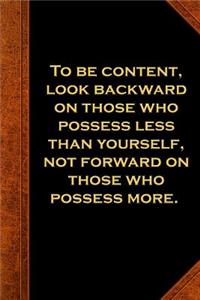 2019 Weekly Planner Ben Franklin Quote Look Backward Vintage Style