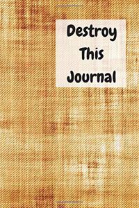 Destroy This Journal