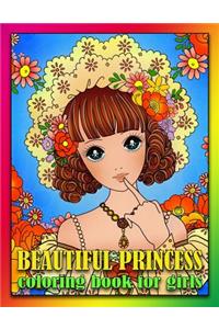 Beautiful Princess Coloring Book for Girls