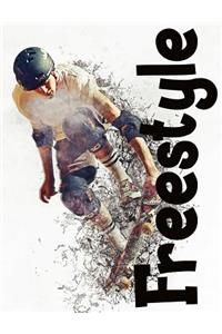 Male Skateboard Freestyle Composition Book