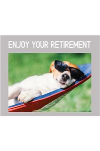 Happy Retirement Guest Book ( Landscape Hardcover )