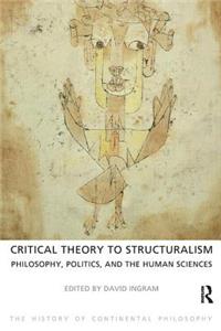 Critical Theory to Structuralism