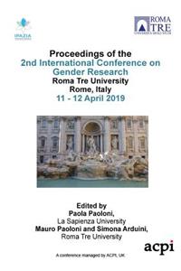 Icgr 2019 - Proceedings of the 2nd International Conference on Gender Research