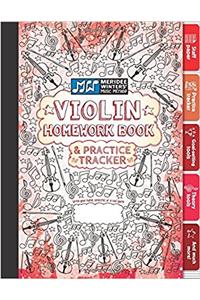 Violin Homework Book and Practice Tracker (Red): Staff Paper, Manuscript Paper, Theory Tools, Practice Planner, For Kids or Adults, Notebook Paper, ... Violin Homework Book and Practice Tracker)