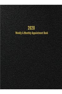 2020 Weekly & Monthly Appointment Book