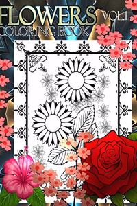 Flower Coloring Book